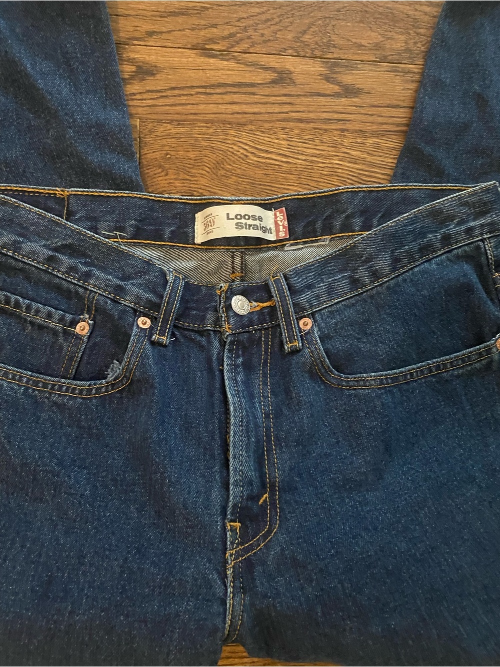 Levi's Loose Straight Men's Jeans — Deep Indigo Denim